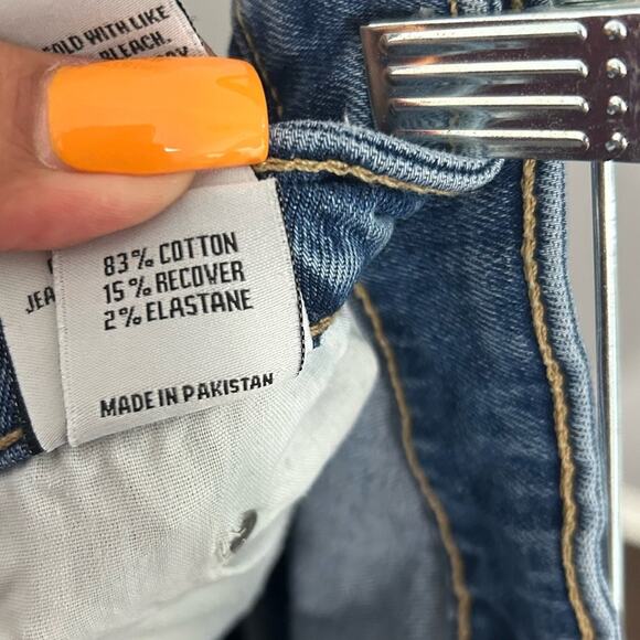 Lovers + Friends Mason High Rise Skinny Jeans Madrid Blue Women's Size 30 - Picture 14 of 15